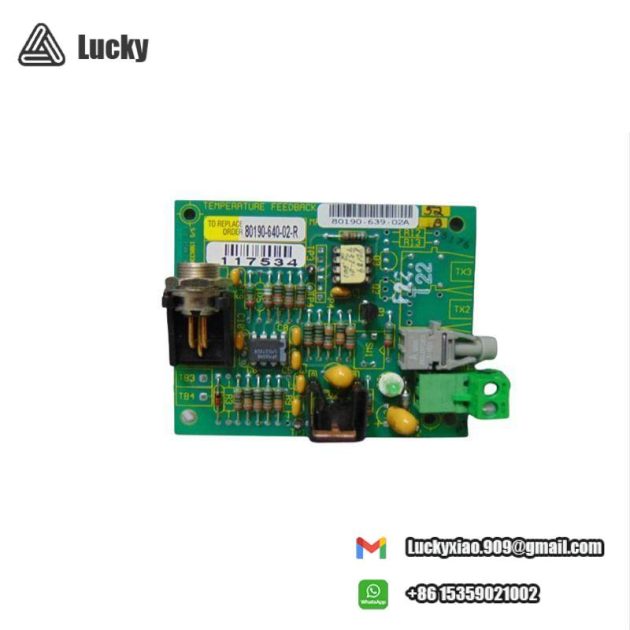 ABB 80190-640-02-R Temperature Feedback Board for Industrial Control Systems