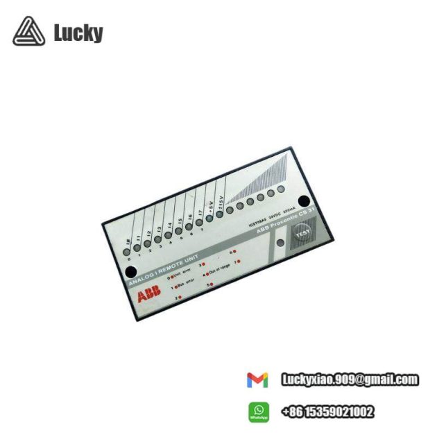 ABB ICST08A9 FPR3335901R1012 Analog Input Module - RTD, High-Precision Temperature Sensing for Industrial Automation