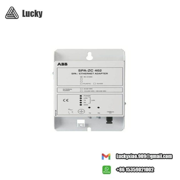 ABB SPA-ZC 402 Ethernet Adapter, Industrial Control Module