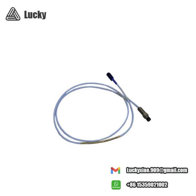 Bently Nevada 330730-080-00-00: Extended PLC Cable, Designed for Industrial Automation