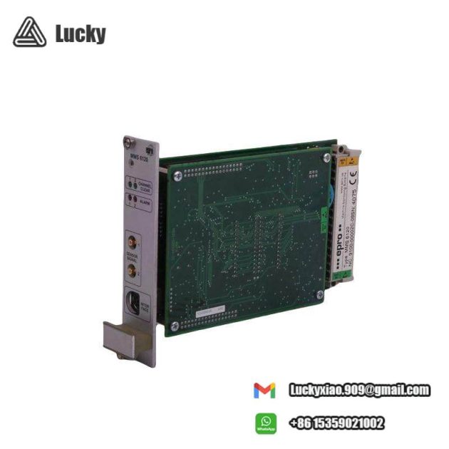 Emerson Epro MMS6120 Dual Channel Bearing Vibration Monitor, Precision Control for Industrial Applications