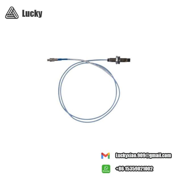 EMERSON EZ1080-RM-00-100: 8mm Eddy Current Sensor for Precision Measurement & Control