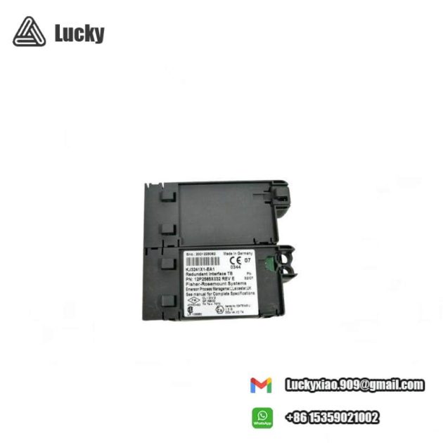 EMERSON KJ3241X1-EA1 Interface Terminal Block - Advanced Control Module for Industry