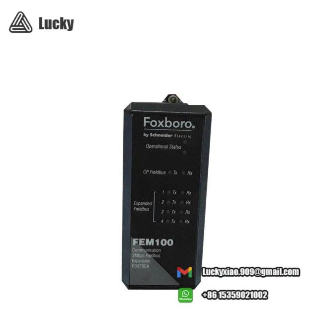 FOXBORO FEM100 Fieldbus Expansion Module - Industrial Control Module for Enhanced System Connectivity