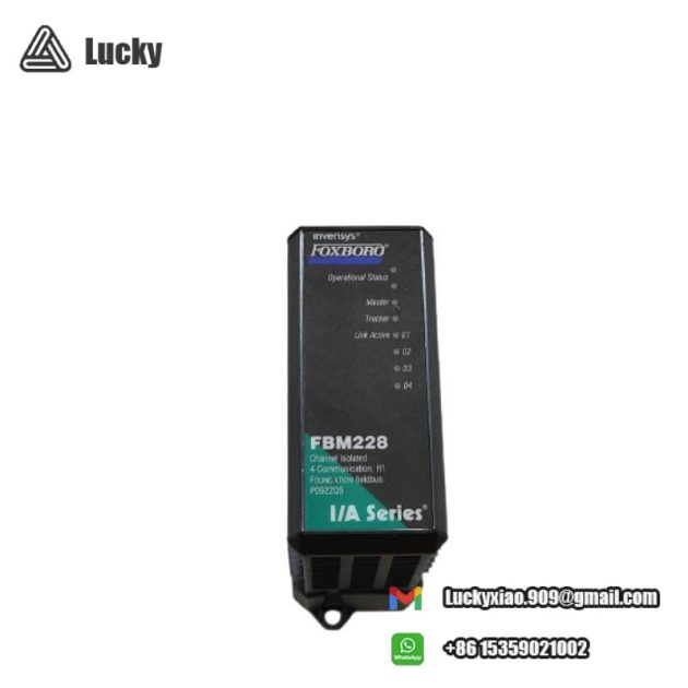 FOXBORO FBM228 - Channel Isolated H1 Foundation Fieldbus Module