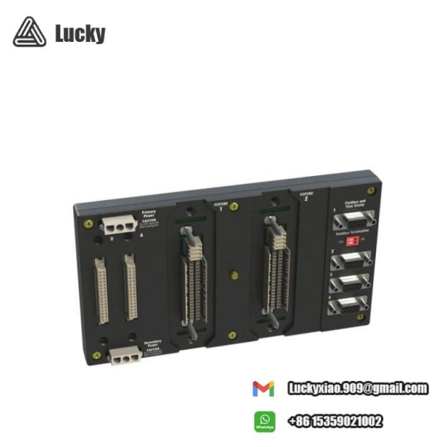 Foxboro RH924YF Modular Baseplate for DIN Rail Installation, Designed for Precision Control Solutions