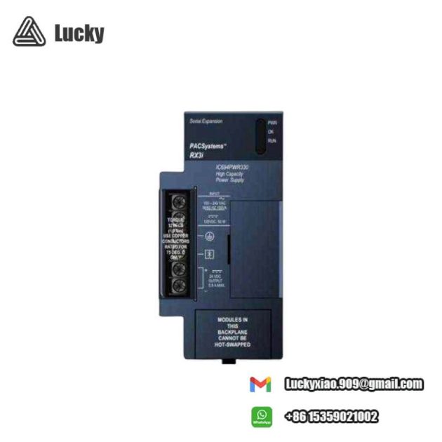 GE IC694PWR331 Power Supply Module, Advanced Control Solutions