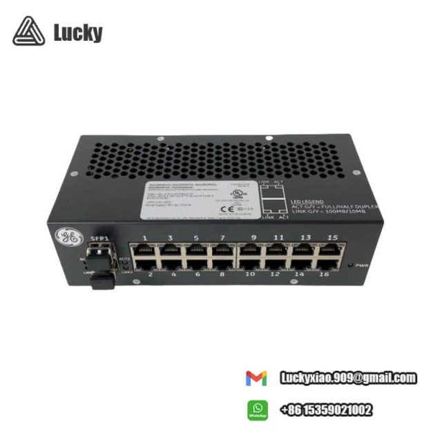 GE IS420ESWBH2A - Mark VIe Series Industrial Ethernet Switch