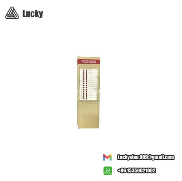 SAIA PCD4.B900 I/O Module: 32 Point, 16 Input, 16 Output, 24V DC, Advanced Industrial Control