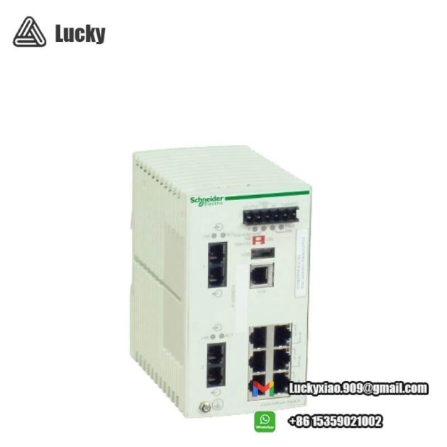 Schneider Electric TCSESM083F2CU0 Switch, 8 Ports: Industry Standard Networking Innovation