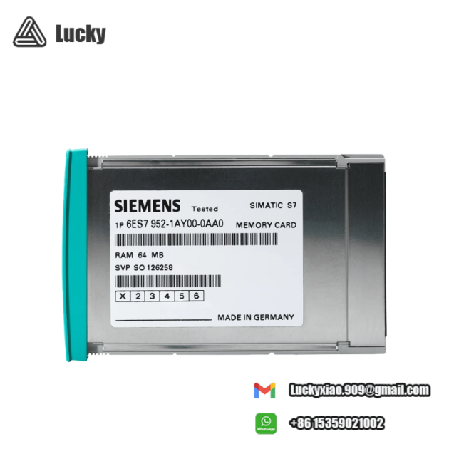 Siemens 6ES7952-0KH00-0AA0 RAM Memory Card for S7-400, Long Version, 16 MB