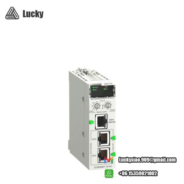 Schneider Electric BMXCRA31210 Ethernet RIO Drop Adaptor Module for Modicon X80 PLC