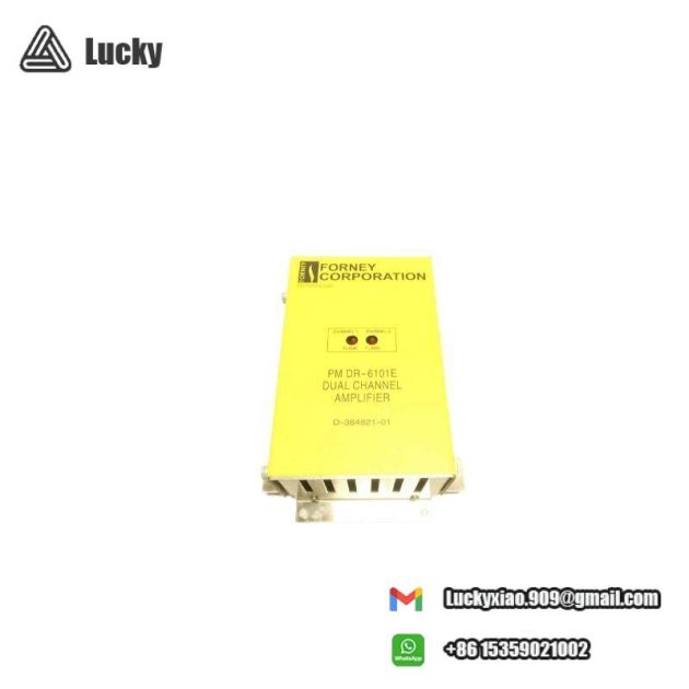 FORNEY RM DR6101E: Dual Range Flame Amplifier, Designed for Industrial Control Applications