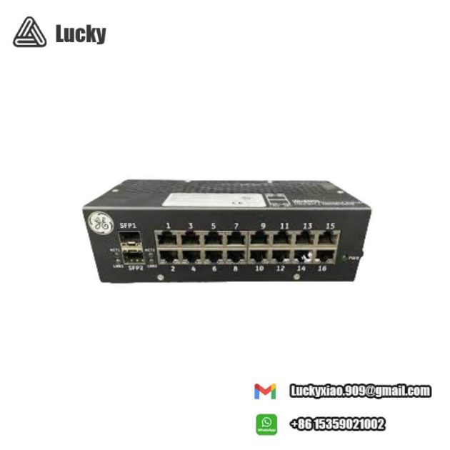 GE IS420ESWBH3A - Unmanaged Industrial Ethernet Switch with Eight 10/100 Base-TX Ports